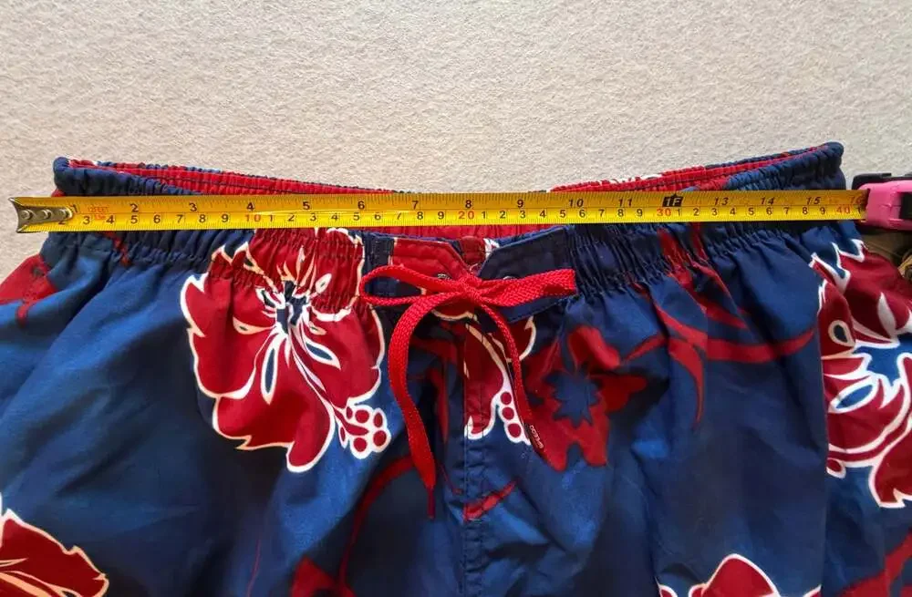 Vintage Speedo Floral Hawaiian Swim Trunks Board Shorts XL NWT Waterproof Pocket